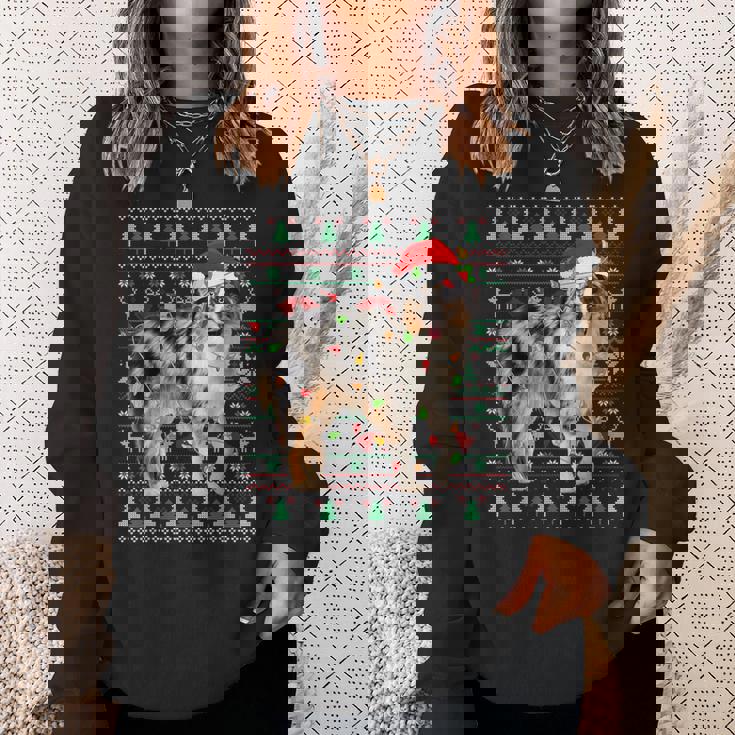 Australian Shepherd Dog Christmas Ugly Sweater Santa Xmas Sweatshirt Gifts for Her Australian Shepherd Dog Christmas Ugly Sweater Santa Xmas Sweatshirt Gifts for Her