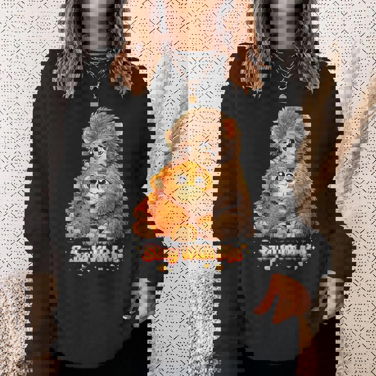 Baby Monkey Named Punchtay With Me パンチ メンズ レディース キッズ 男の子 スウェットシャツ 彼女への贈り物