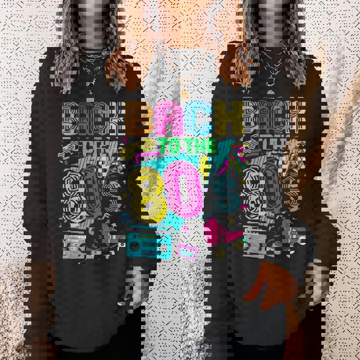 Back To 80'S 1980S Retrointage Eighties Costume Party スウェットシャツ 彼女への贈り物