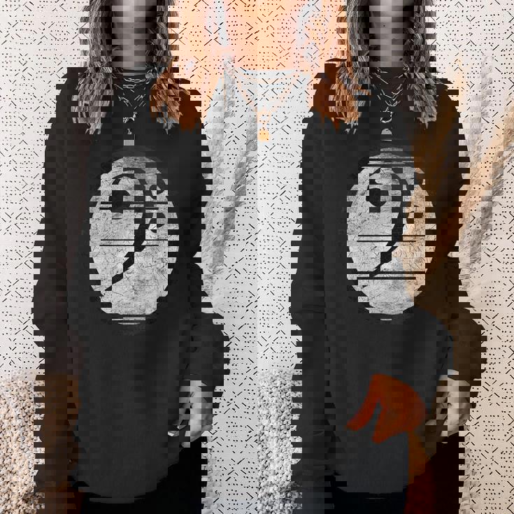 Bass Clef Classical Music Clave Clé De Fa ヘ音記号 スウェットシャツ 彼女への贈り物