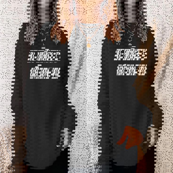 Big Brother Is Watching You ホワイト ボールド 1984 オーウェル 引用 スウェットシャツ 彼女への贈り物