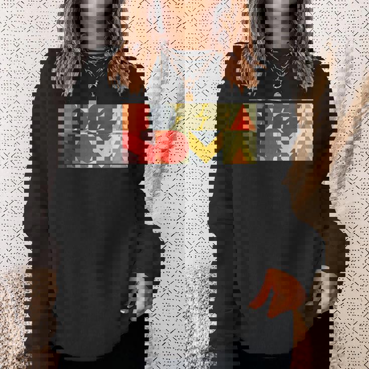 Bossa Nova ブラジル ジャズ ミュージック ヴィンテージ タイポグラフィ スウェットシャツ 彼女への贈り物