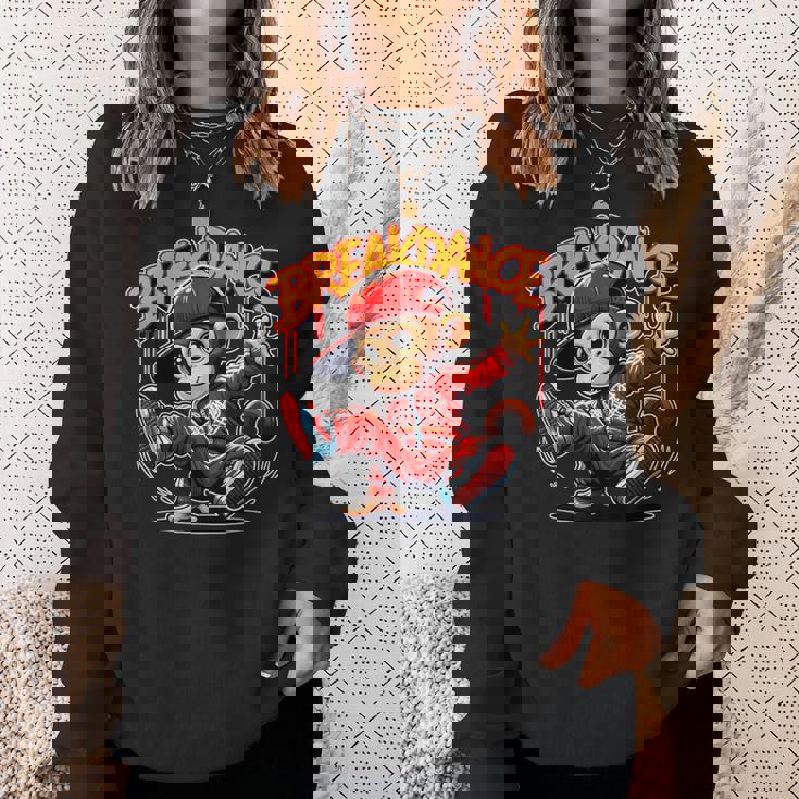 Breakdance ヒップホップ ダンス衣装 モンキー ブレイクダンス スウェットシャツ 彼女への贈り物