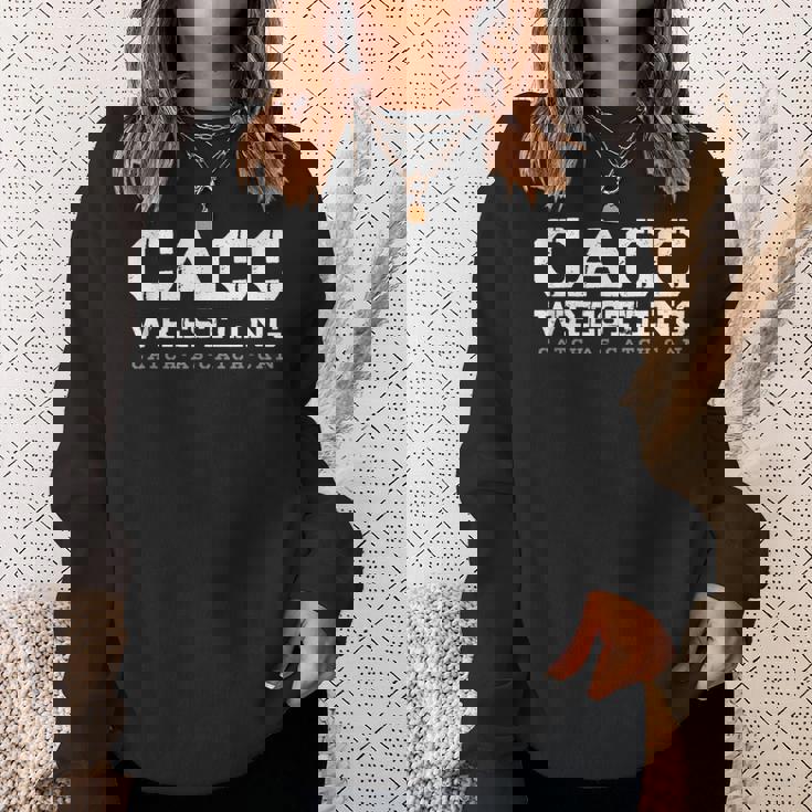 Cacc-キャッチ-レスリング スウェットシャツ 彼女への贈り物