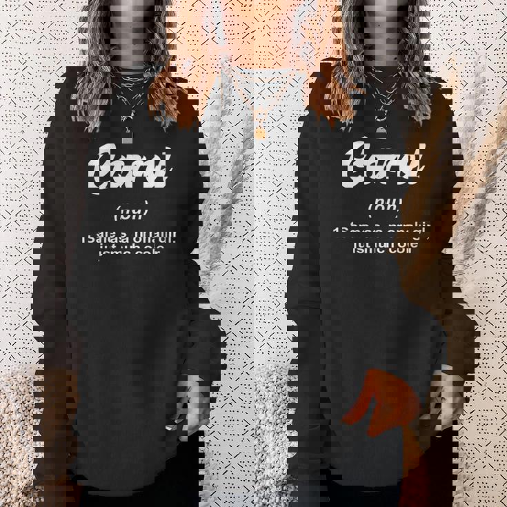 Carol 名詞定義 名前入り キャロル スウェットシャツ 彼女への贈り物