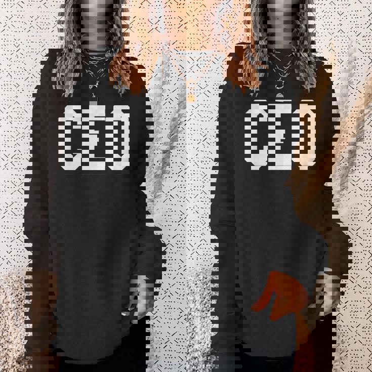 Ceo 最高経営責任者 ボス スウェットシャツ 彼女への贈り物