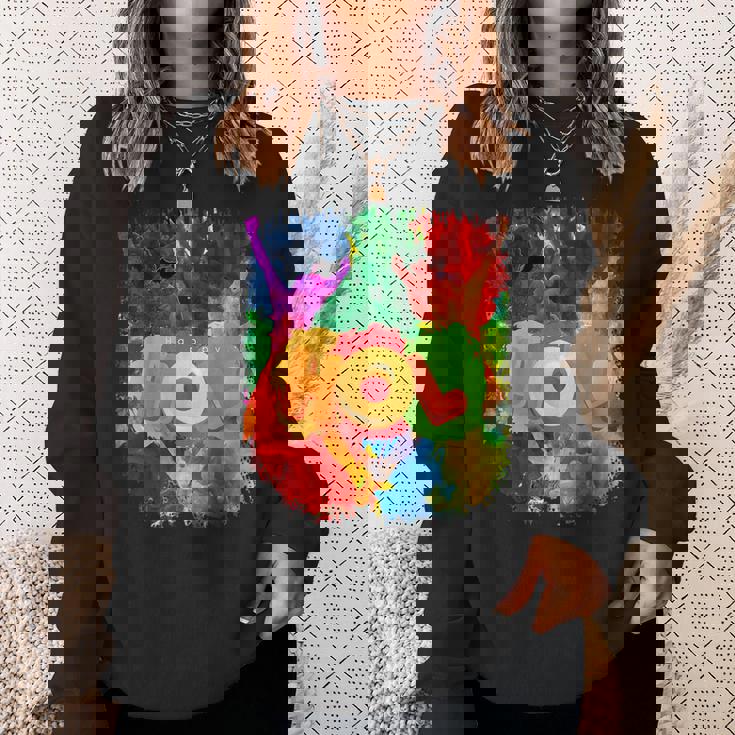 Color Mashup Wild Celebrations Happy Holi スウェットシャツ 彼女への贈り物