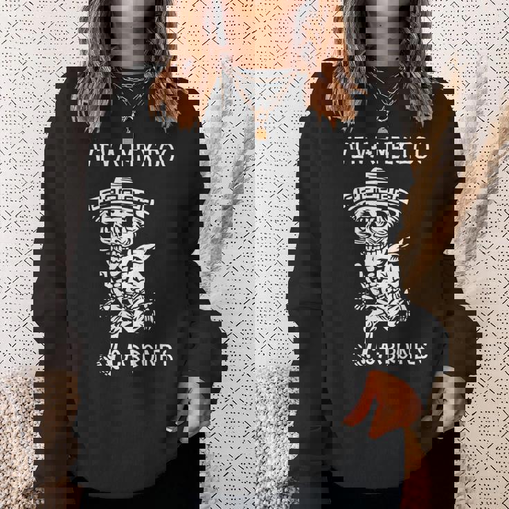 Day Of The Deadiva メキシコ カブロン シュガースカル スケルトン 長袖tシャツ スウェットシャツ 彼女への贈り物