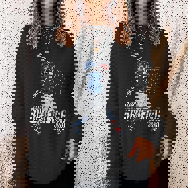 Dynamic Poseladimir Guerrero Jr Toronto Baseball Mlbpa スウェットシャツ 彼女への贈り物