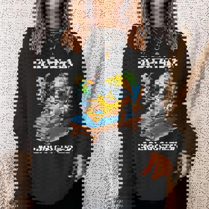 Easy Peasy レモンスクイーズ 長袖tシャツ スウェットシャツ 彼女への贈り物