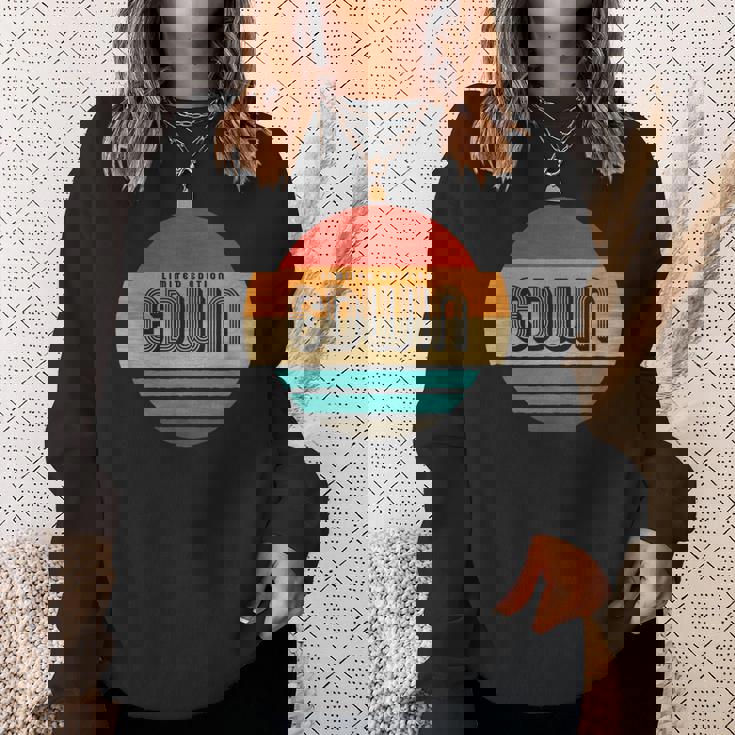 Edwin 名称 レトロ・ヴィンテージ・サンセット 限定版 スウェットシャツ 彼女への贈り物