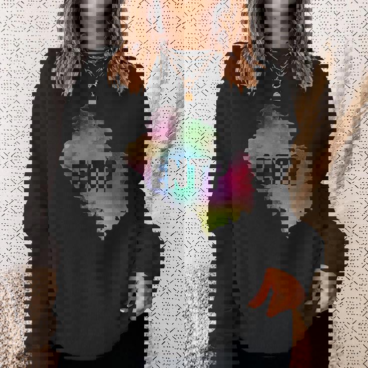 Entp Extrovert Myers Briggs パーソナリティタイプ 水彩画 スウェットシャツ 彼女への贈り物