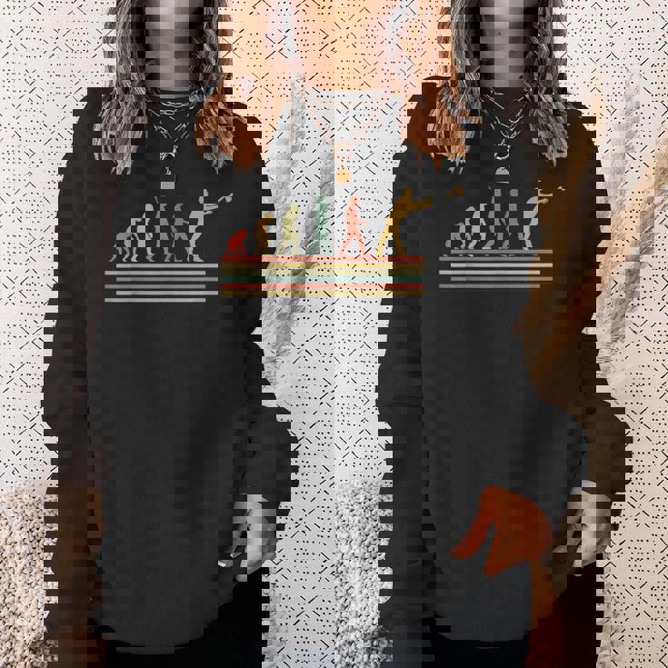 Evolution Of Axe 投げ斧投げ 斧投げ スウェットシャツ 彼女への贈り物