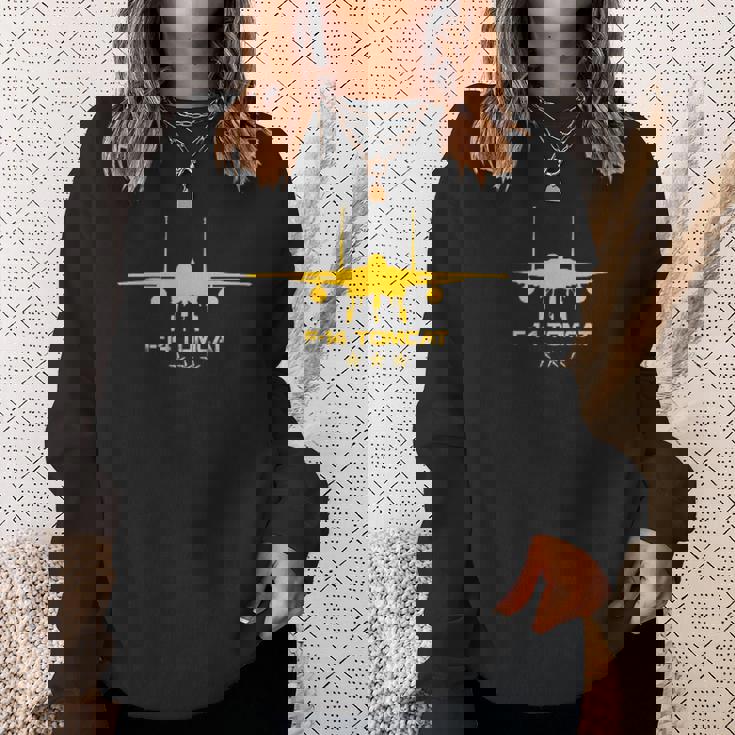 F-14 トムキャット 戦闘機 ジェット クラシック ミリタリー 航空 デザイン スウェットシャツ 彼女への贈り物