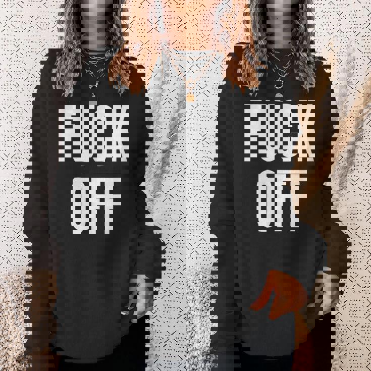 Fack Off – デザイン – Fuck Off スウェットシャツ 彼女への贈り物