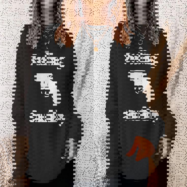 Feelingnubby Revolver Pistol スナブノーズ スナブノーズ スウェットシャツ 彼女への贈り物