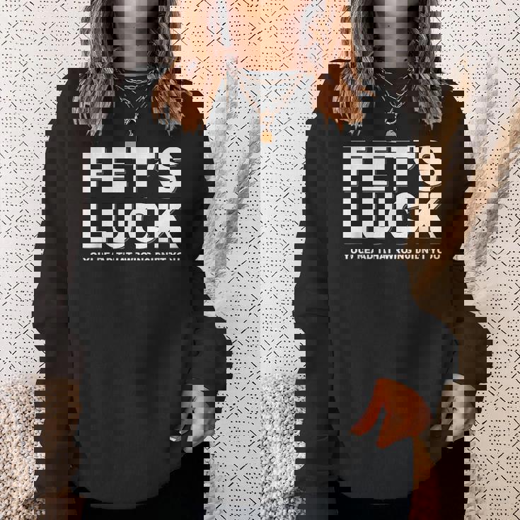 Fet's Luck ays スウェットシャツ 彼女への贈り物