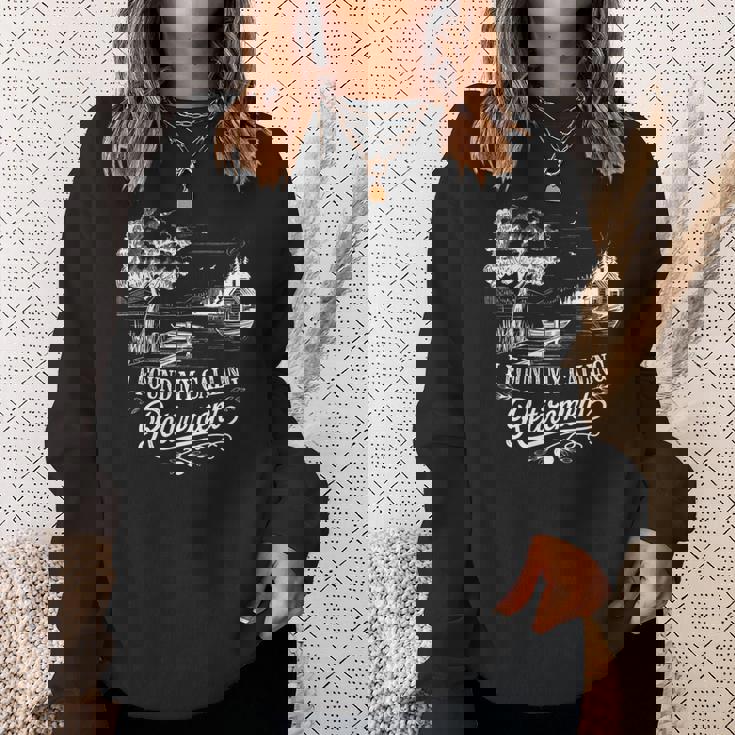 I Found My Calling Retirement ユーモア 退職者 シニア 長袖tシャツ スウェットシャツ 彼女への贈り物