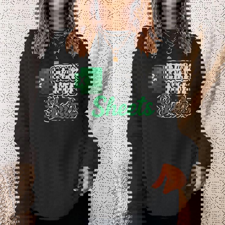 Freak In Theheets Accountant preadsheet Excel スウェットシャツ 彼女への贈り物