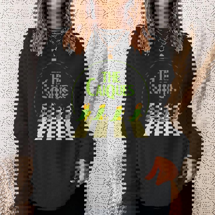 Birb Parrot Pet Doodle Parody The Caiques スウェットシャツ 彼女への贈り物