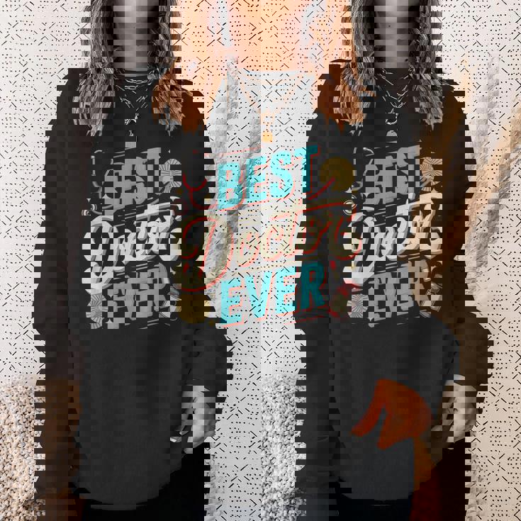 Doctor Memes テキスト Doctors Best Doctor Ever スウェットシャツ 彼女への贈り物