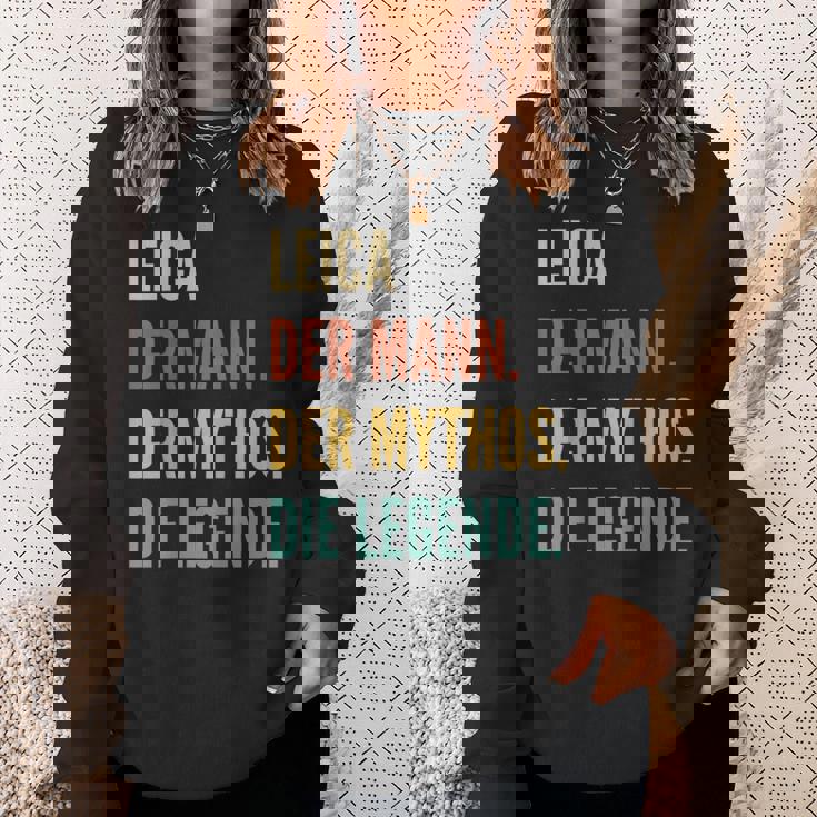 German First Name Leica スウェットシャツ 彼女への贈り物