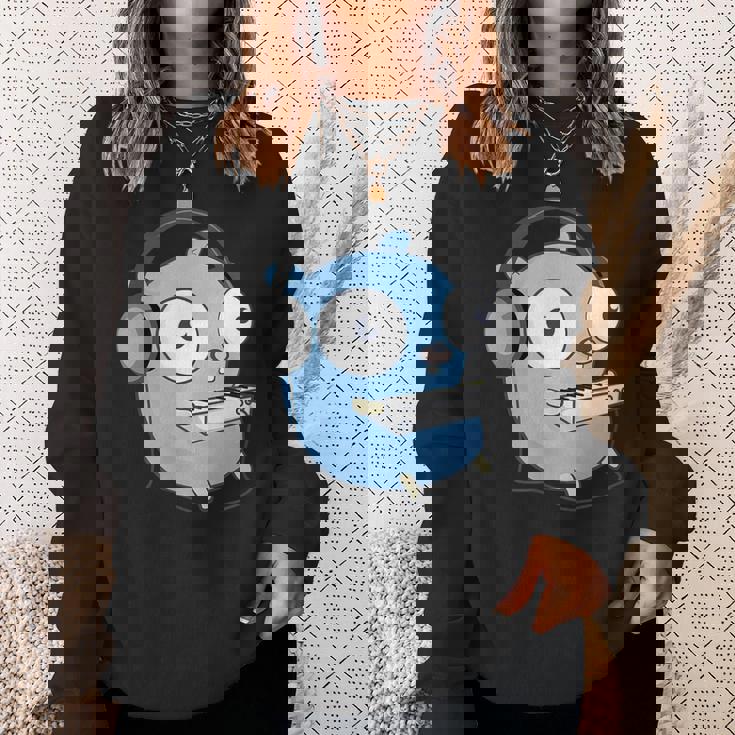 Go Developer Golang Music Goper スウェットシャツ 彼女への贈り物