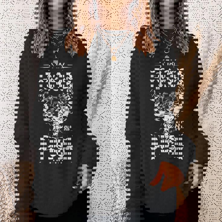 Gorilla Gymaying Beast ワークアウト フィットネス ボディビルディング プッシュ スウェットシャツ 彼女への贈り物