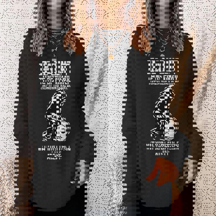 Gorilla Lifting Fitness ファニーデッドリフト ジム ワークアウト スウェットシャツ 彼女への贈り物