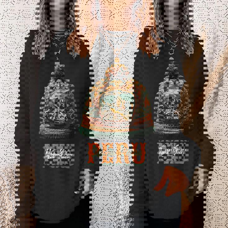 Grafico マルチカラー Chullo Peruano Machu Pichu スウェットシャツ 彼女への贈り物