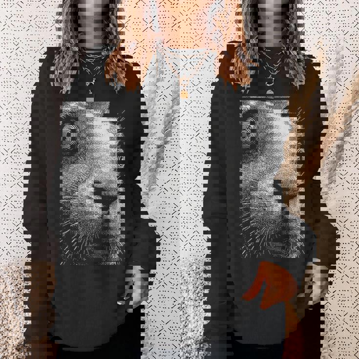 Hypnotic Rabbit Weird Eyes Odd Weirdcore Spooky Halloween Tank Top Sweatshirt Unisex Gifts for Her