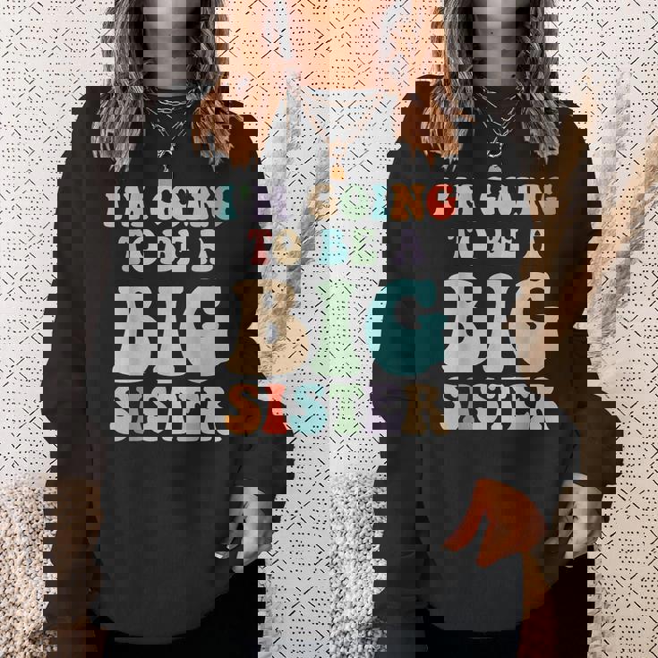 I'm Going To Be A Bigister パステルセレブレーションのお知らせ スウェットシャツ 彼女への贈り物