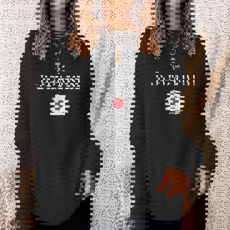 I'm Japanese Proud That I'm From Japan お土産 日本国旗 スウェットシャツ 彼女への贈り物