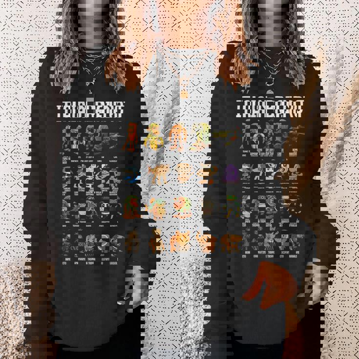 Italian Brainrot 面白いイタリアンブレインロットミームキャラクタ 長袖tシャツ スウェットシャツ 彼女への贈り物