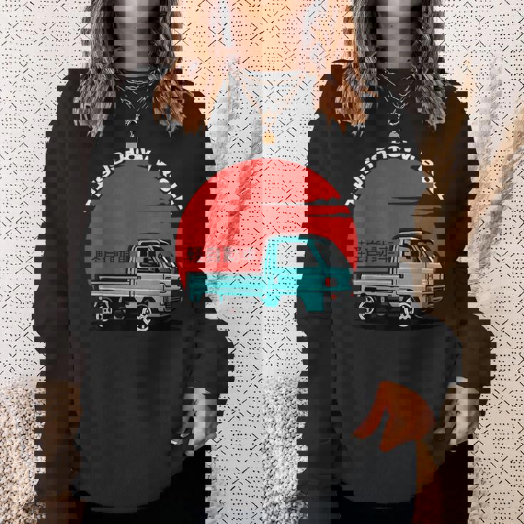 Japan Mini Truck Keiカーキャブオーバーコンパクト4wdオフロードトラック スウェットシャツ 彼女への贈り物