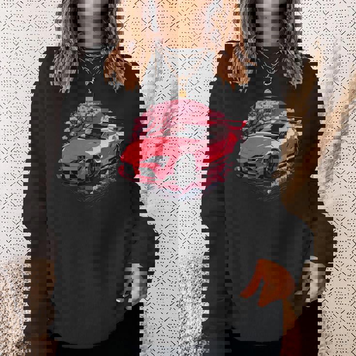 Jdmupra Mk5 Gr 桜 2Jz スタンスグラフィックtシャツ 長袖tシャツ スウェットシャツ 彼女への贈り物