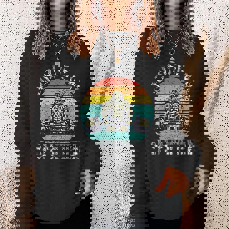 Jesus Is Mypotter レトロ ウェイトリフティング ジム フィットネス ワークアウト スウェットシャツ 彼女への贈り物