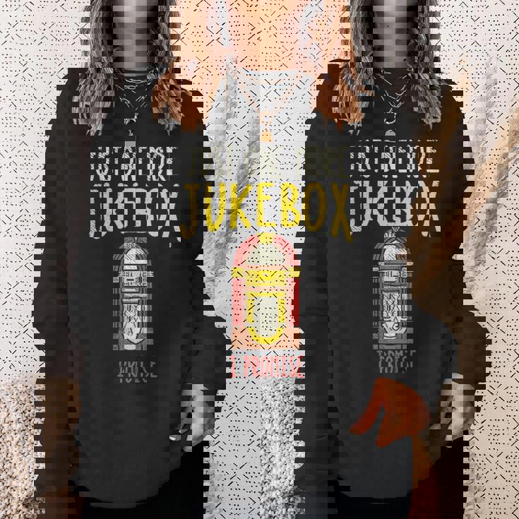 Just One More ジュークボックス I Promise 長袖tシャツ スウェットシャツ 彼女への贈り物