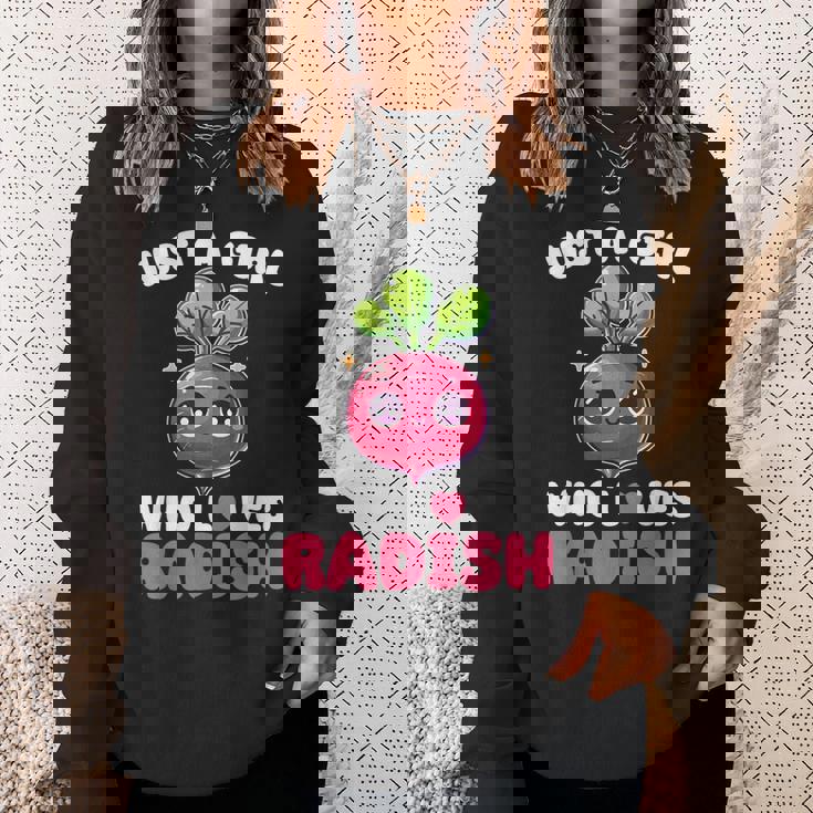 Kawaii Radish Lover Vegan Vegetarian Radish Sweatshirt Unisex Gifts for Her Kawaii Radish Lover Vegan Vegetarian Radish Sweatshirt Unisex Gifts for Her