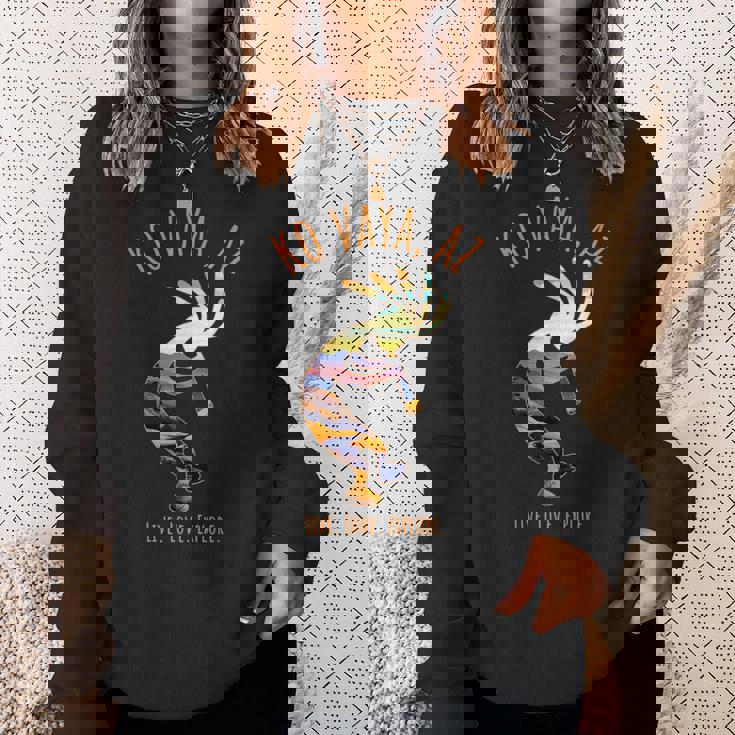 Koaya アリゾナ Usa ダンシング ココペリ 南西部デザイン スウェットシャツ 彼女への贈り物