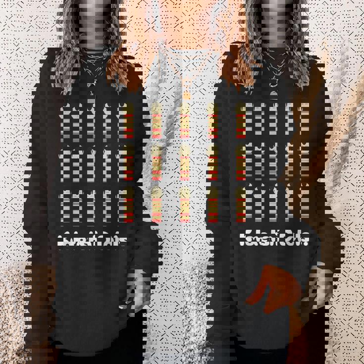 Kokeshi Dolls こけし 人形 着物 明治 大正 昭和 レトロ お土産 スウェットシャツ 彼女への贈り物