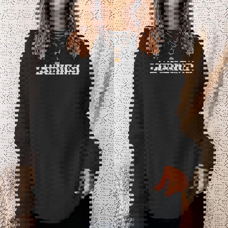 Lager Lovers 'Lagerholic' 格言ラガーデザイン スウェットシャツ 彼女への贈り物