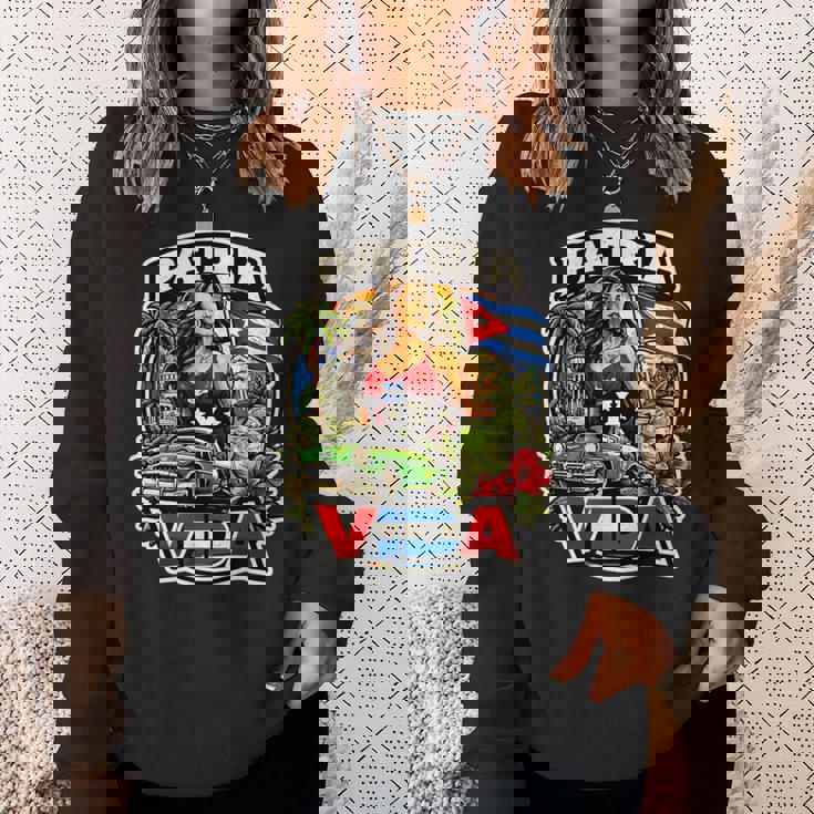 Libertad Make Cuba Great Again 地図 政治 自由 自由 スウェットシャツ 彼女への贈り物