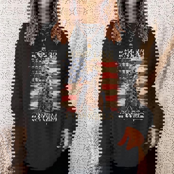 Long Live Howdy Rodeo ウエスタンカントリー サザンカウガール スウェットシャツ 彼女への贈り物