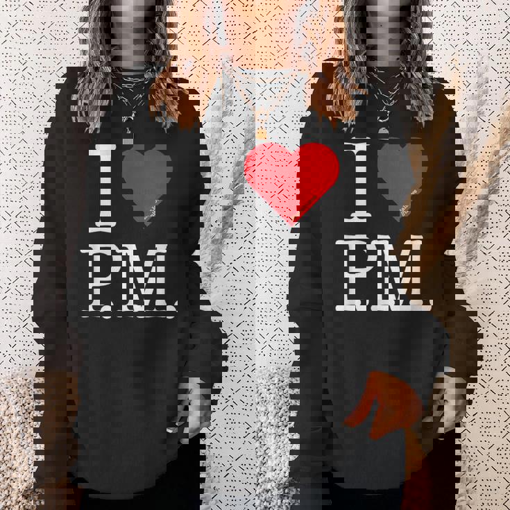 I Love Initials スウェットシャツ 彼女への贈り物