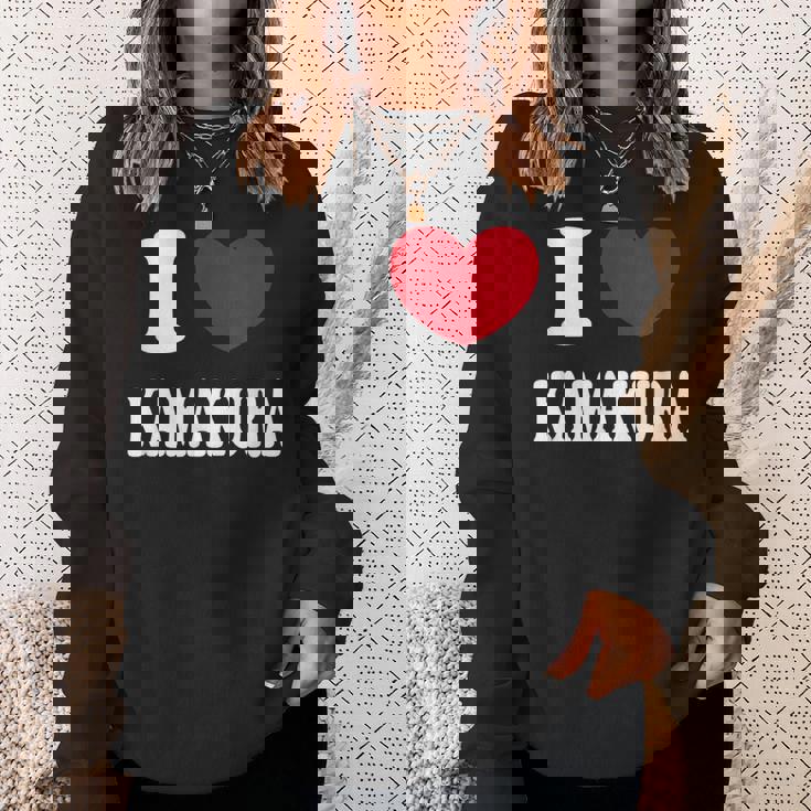 I Love Kamakura 鎌倉が大好き スウェットシャツ 彼女への贈り物