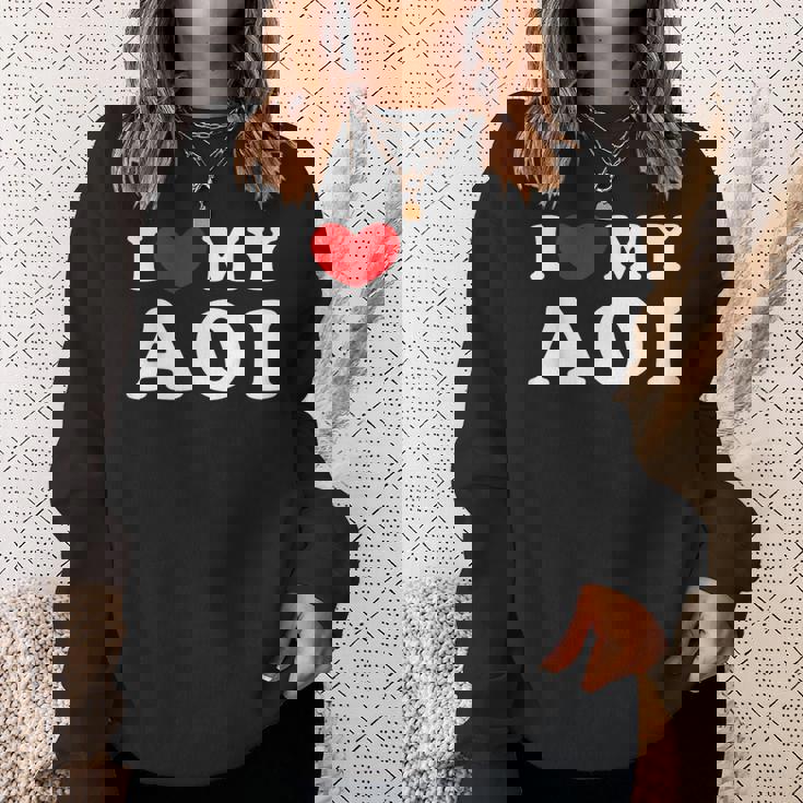 I Love My Aoi 私のあおいが大好き、私のあおいが好き スウェットシャツ 彼女への贈り物