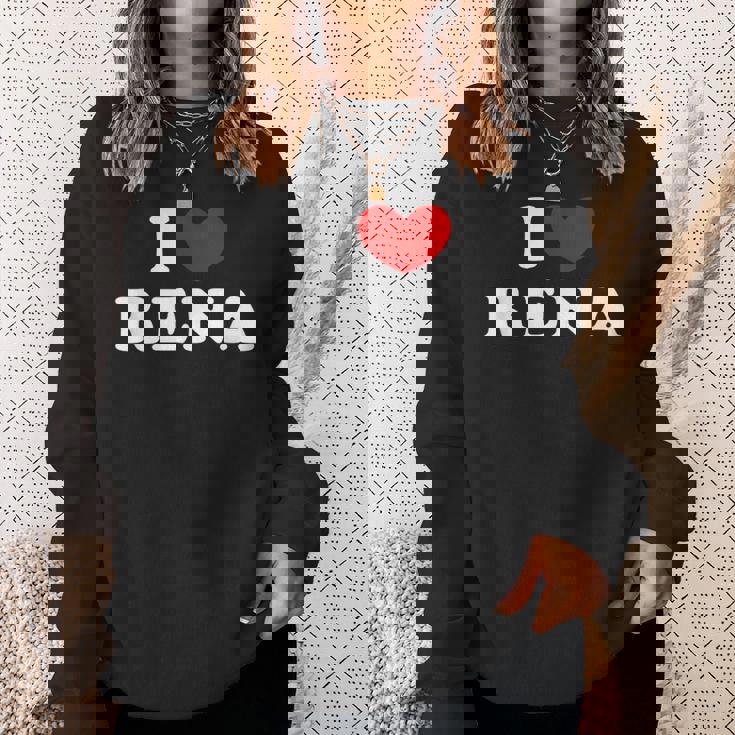 I Love Rena 私は愛する Rena スウェットシャツ 彼女への贈り物