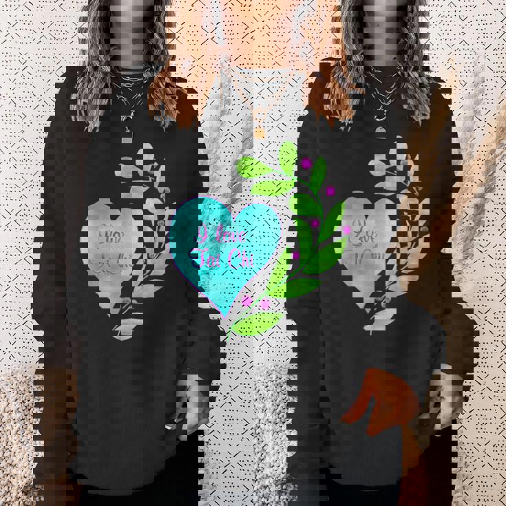 I Love 太極拳 スウェットシャツ 彼女への贈り物