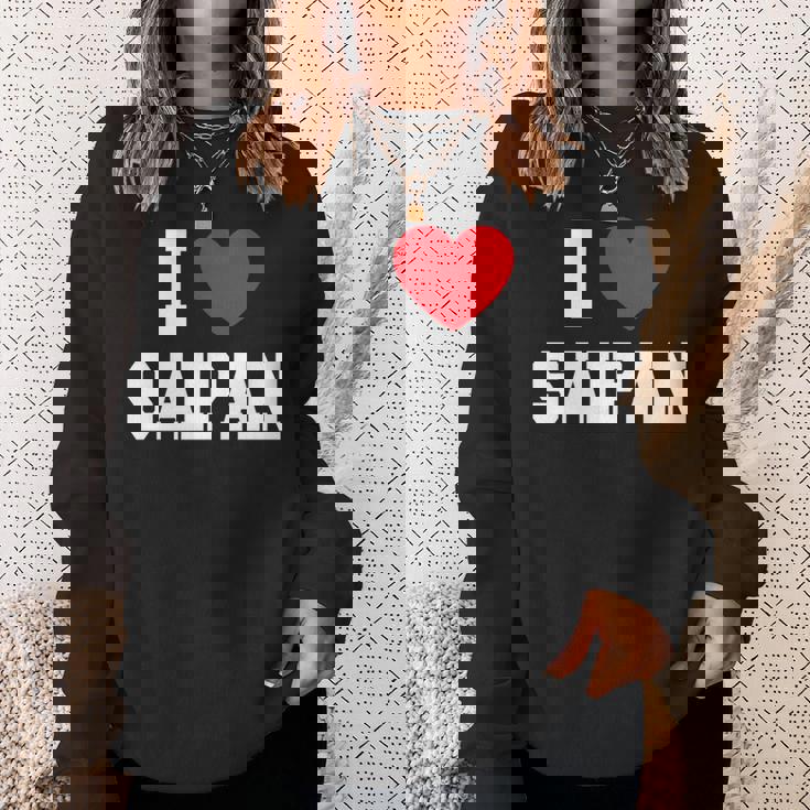 I Loveaipan 長袖tシャツ スウェットシャツ 彼女への贈り物